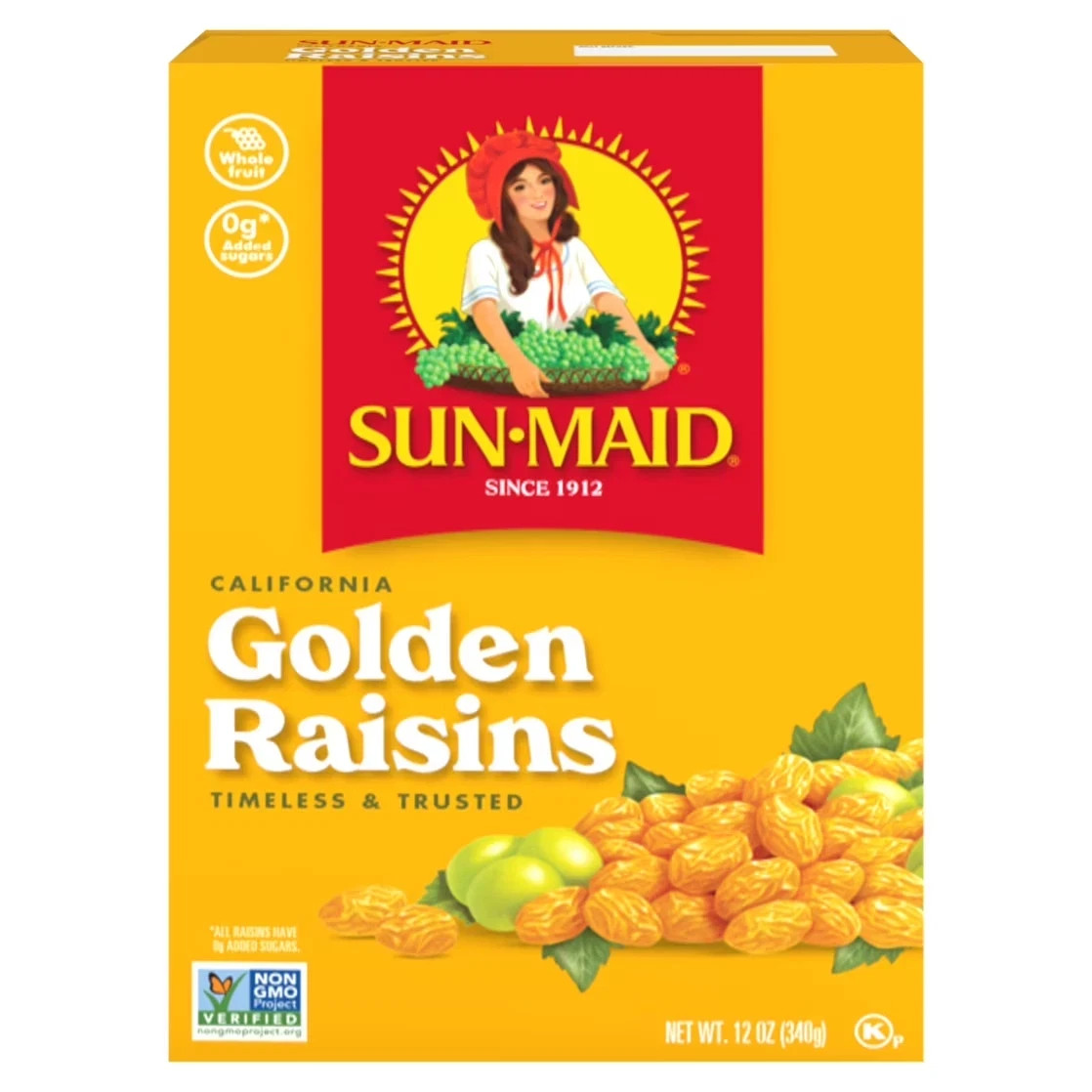 Sun-Maid® California Golden Raisins, 12 oz Bag in a Box