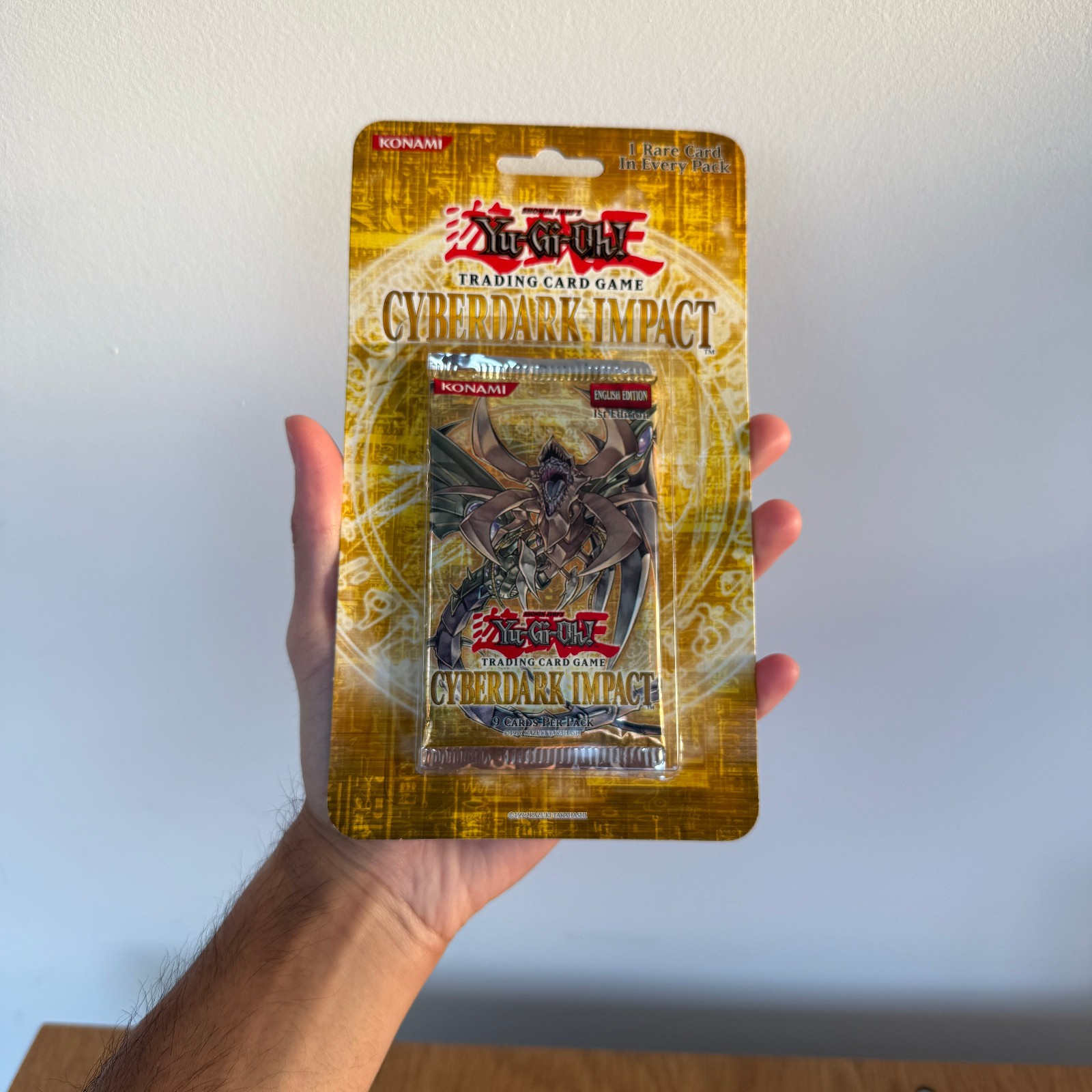 Yu-Gi-Oh Cyberdark Impact 1st Edition Blister Booster Pack *Sealed*