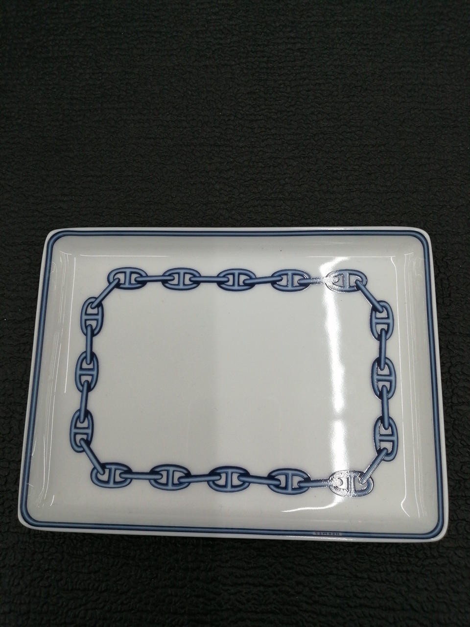 HERMES Chaine d'Incre Square Plate