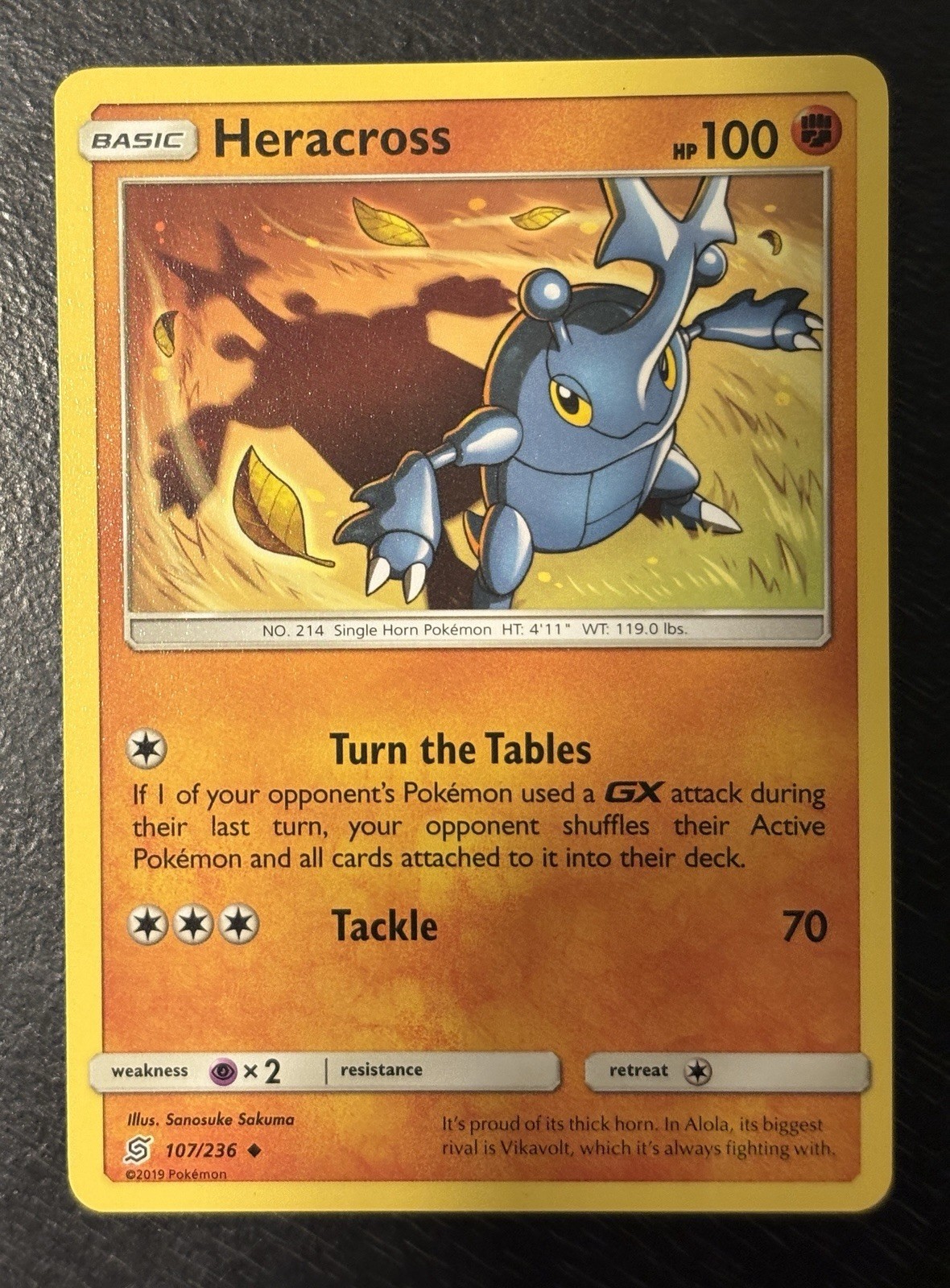 Pokémon TCG - Heracross - 107/236 - Unified Minds