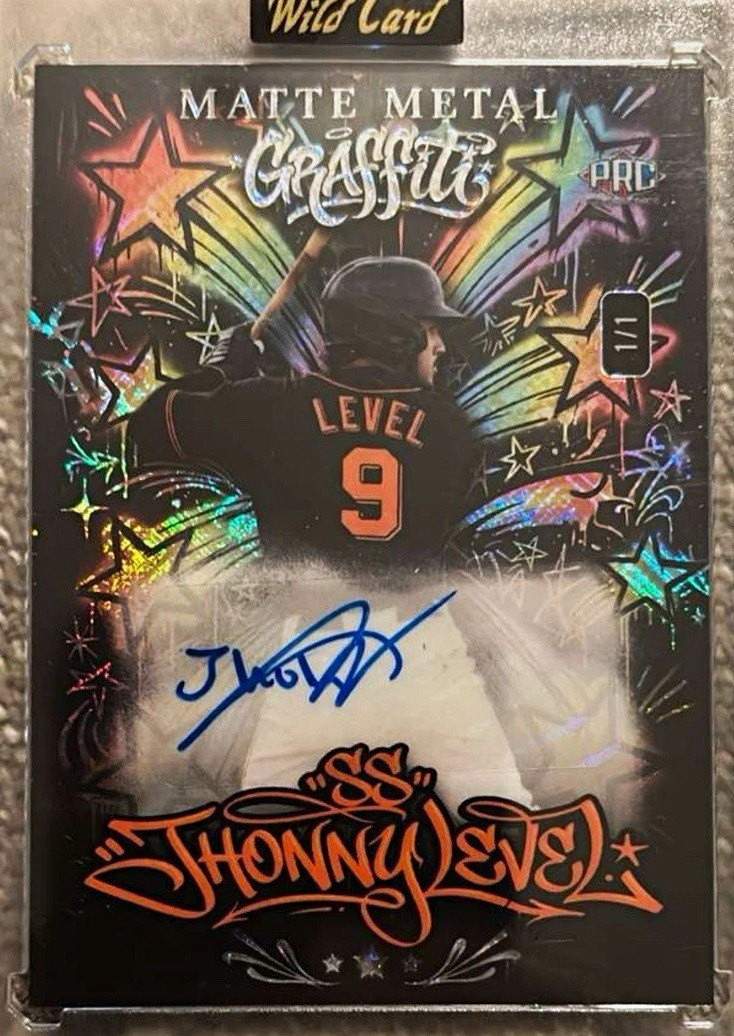 Wild Card Matte Metal Graffiti PRC 1/1 Autograph Johnny Level 2026 MMGB09-JLA