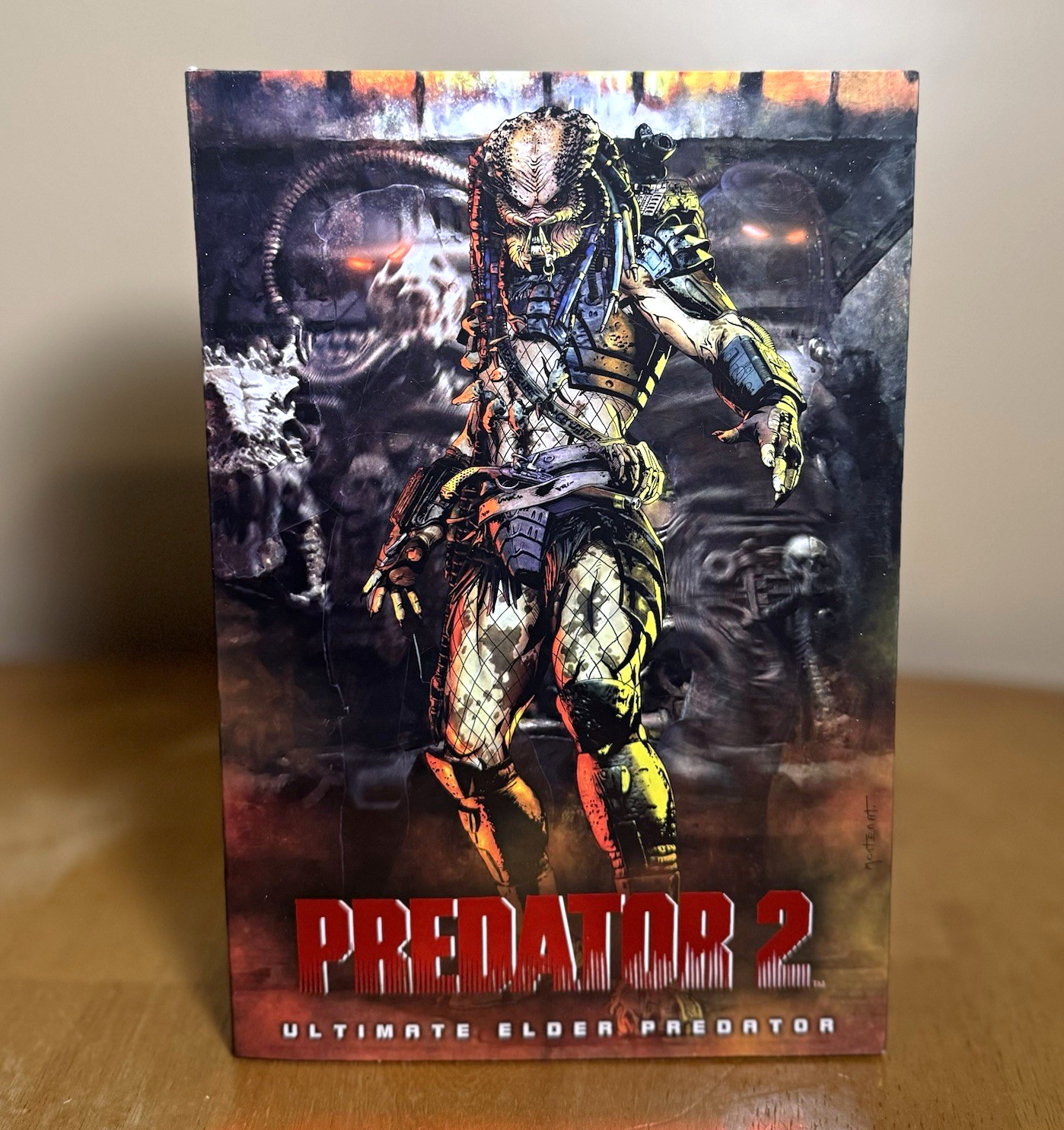 NECA Predator 2 Ultimate Elder Predator Greyback 30th Anniversary with box