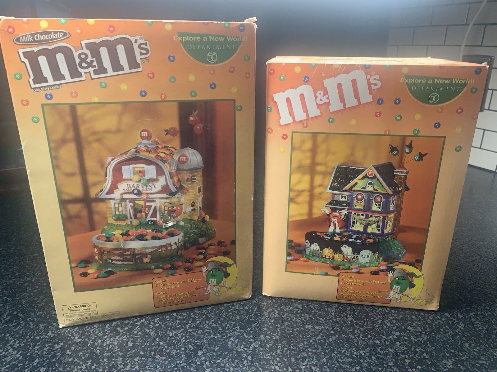 M & M Explore A New World - 2 item LOT - Collectible 