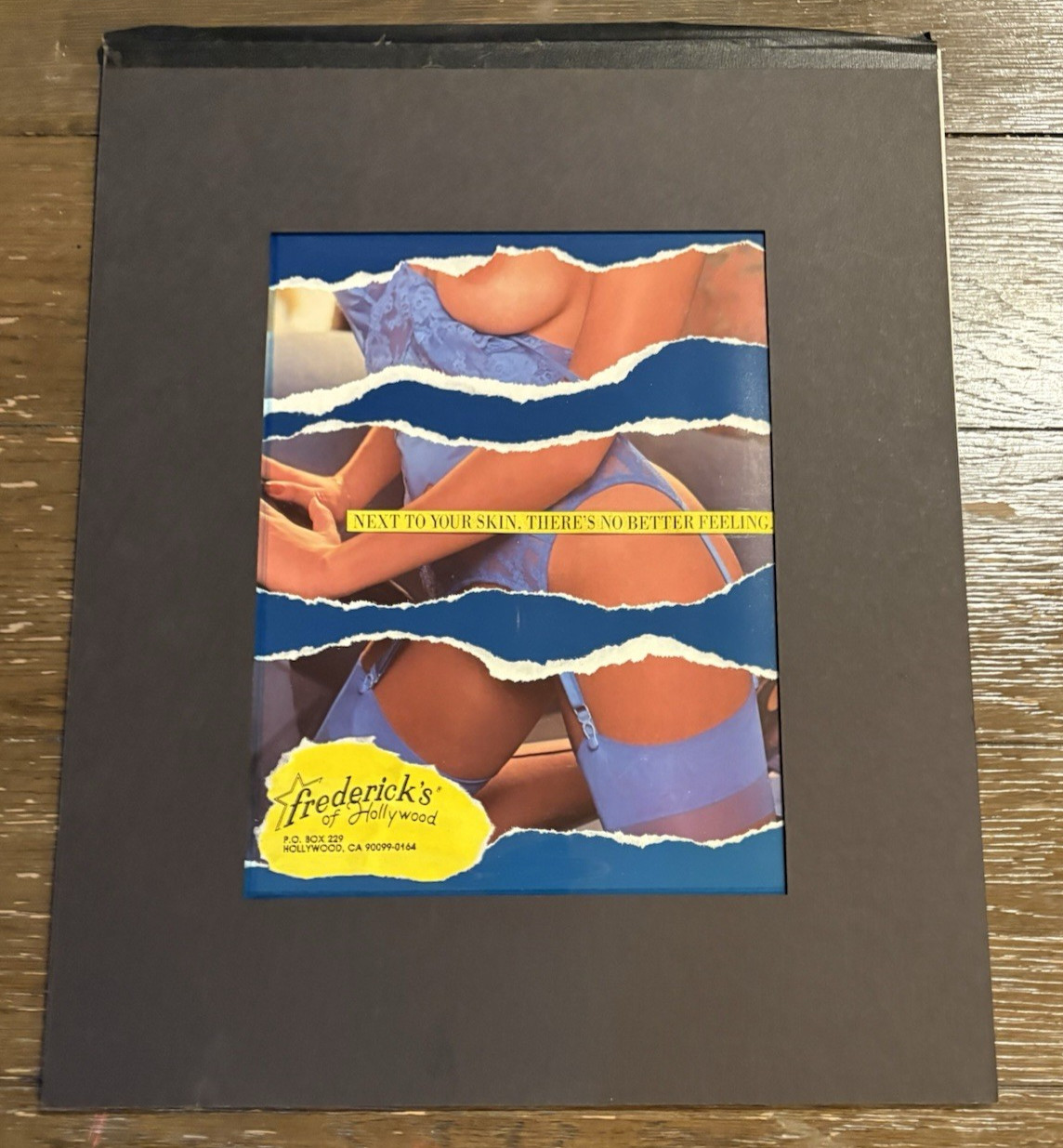 Vintage Frederick’s of Hollywood 2 Lingerie Advertising Concept Comps Boards