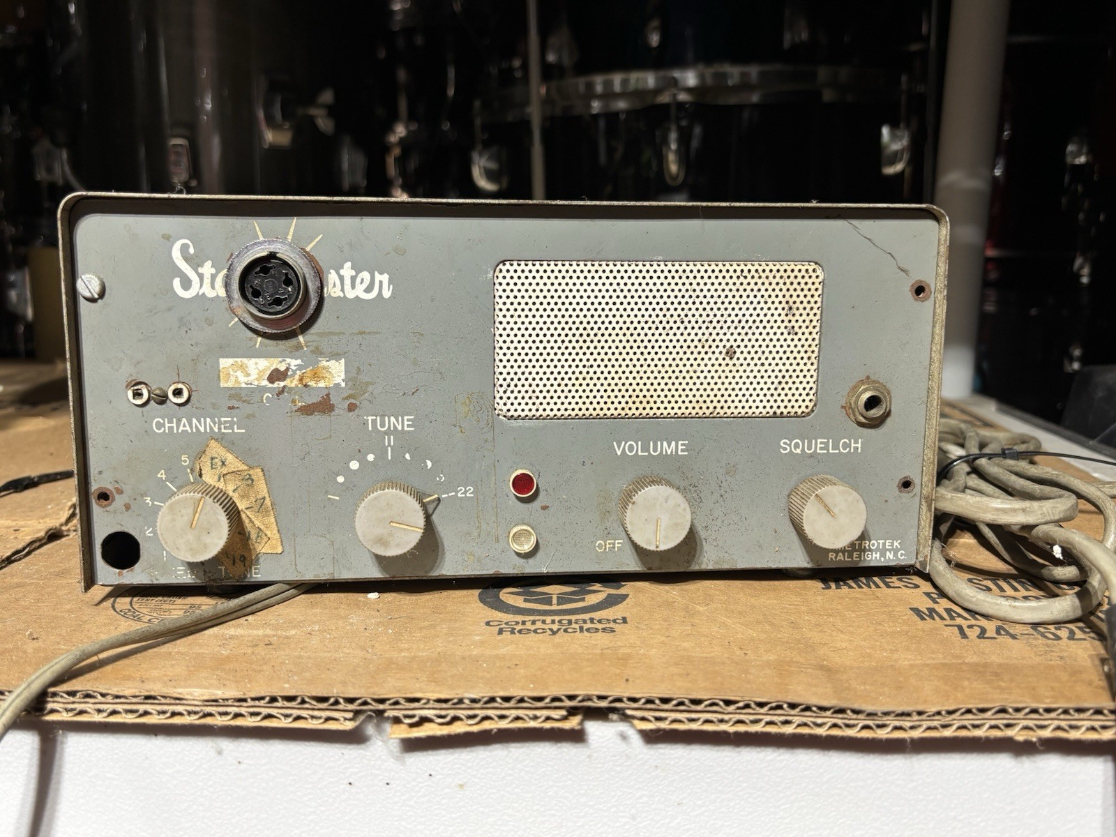 Vintage Metrotek Starmaster Cb Radio Untested