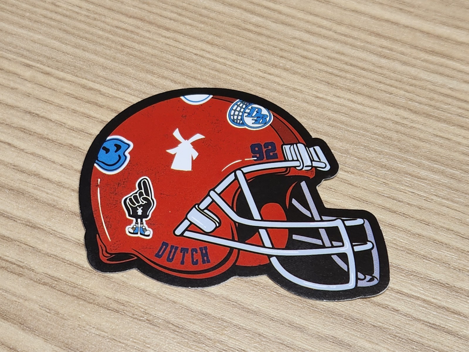 New DUTCH BROS SEPTEMBER 8th RED HELMET STICKER SECOND CHANCE  2026