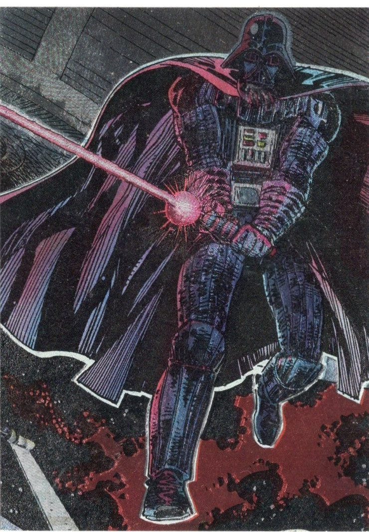 1993 Topps Star Wars Galaxy DARTH VADER 1 of 6 Foil Insert