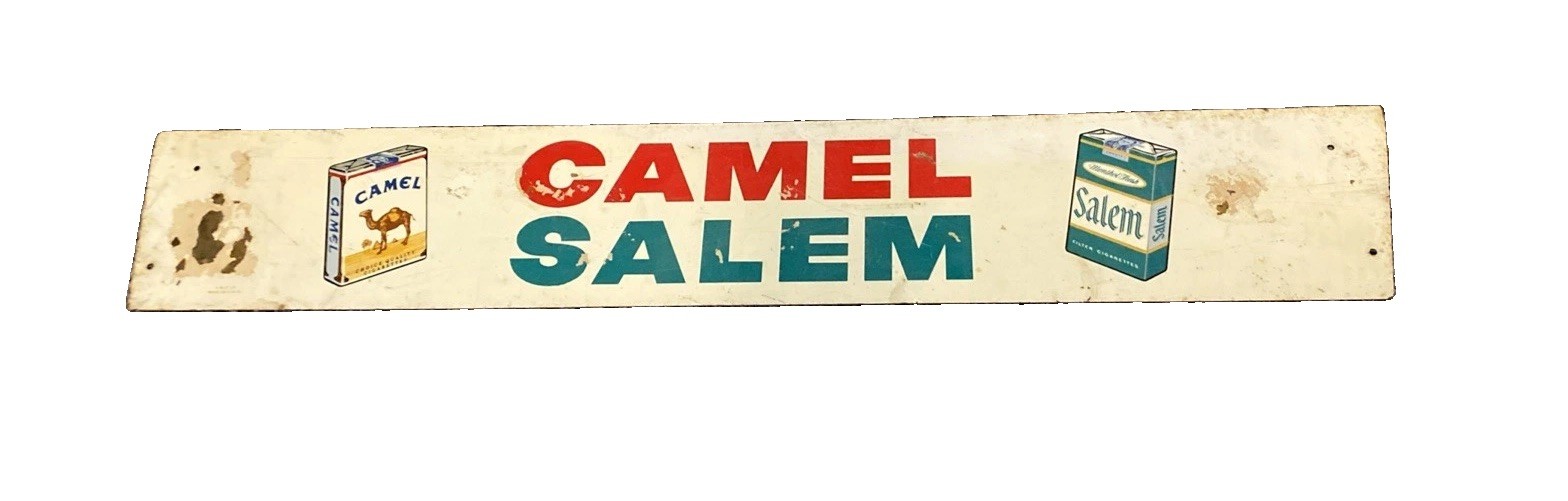 Vintage Camels Salem Winston Cavalier Cigarette Display Advertising Rack 