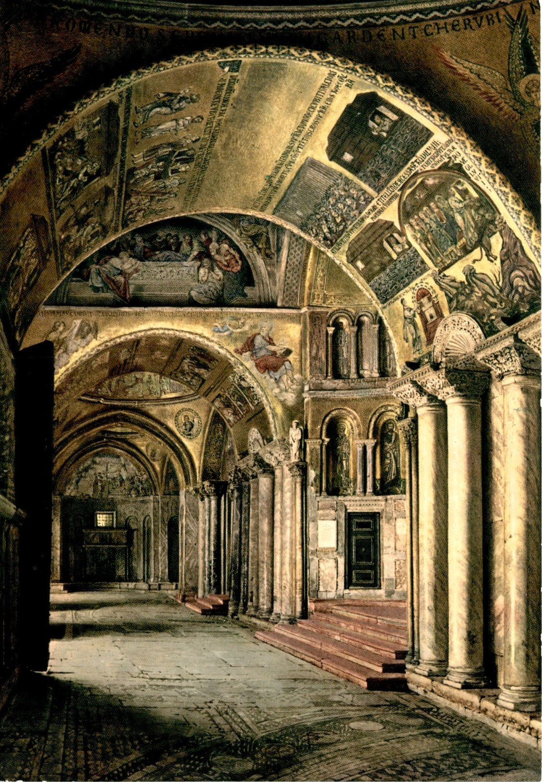 VENEZIA, Basilica di S. Marco Atrio, Silvio Risegari Postcard