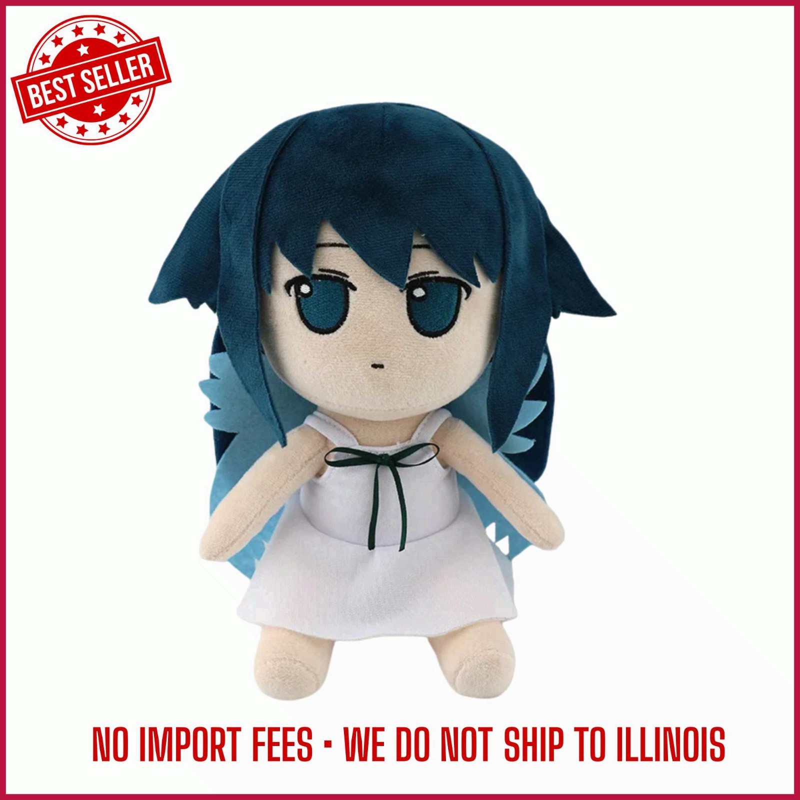 HOT 20CM Song of Saya Fumo Plush Doll Soft Stuffed Anime Cosplay Gift Toy