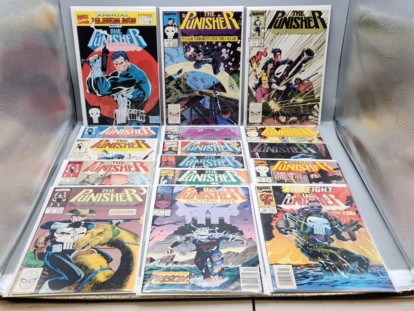 THE PUNISHER Lot Of 16 Marvel Comics 1988-93/Free Shipping 