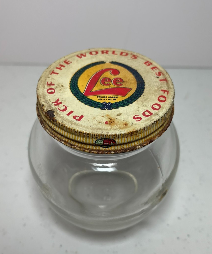 H.D. HD Lee Mercantile Jar Container w/ Lid - Small - Salina, KS Kansas City MO