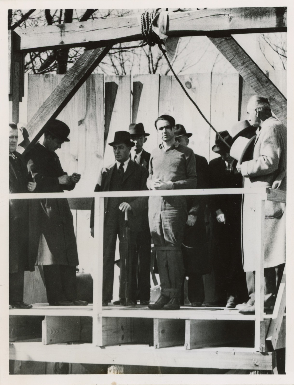 Public Execution Hanging Hurt Hardy Missouri Murder Crime 1937 Press Photo