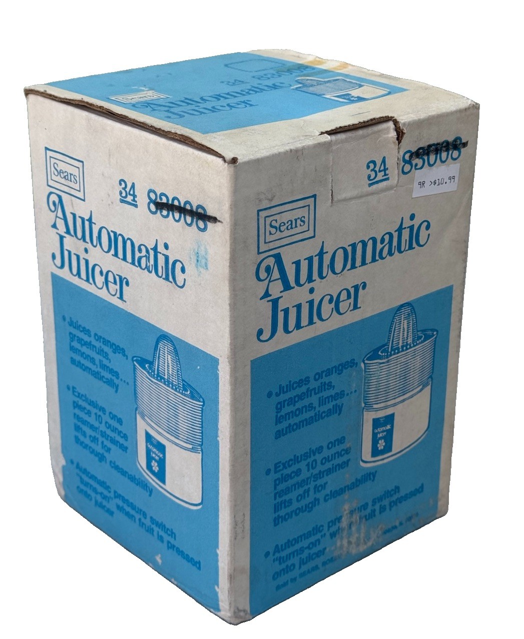 Vintage Sears Automatic Juicer Original Box 83008 NEW IN OPENED BOX