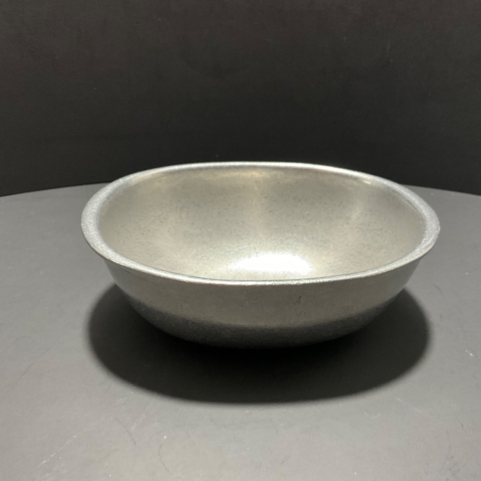 Vintage Carson Pewter Oval Bowl Dish Made in USA Pennsylvania HTF