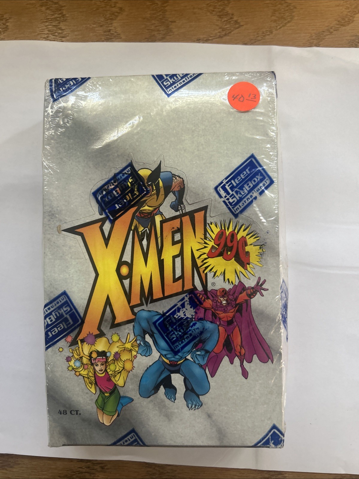 1997 Fleer Skybox X-Men Trading Cards Factory Sealed Hobby Box 48 Packs RARE