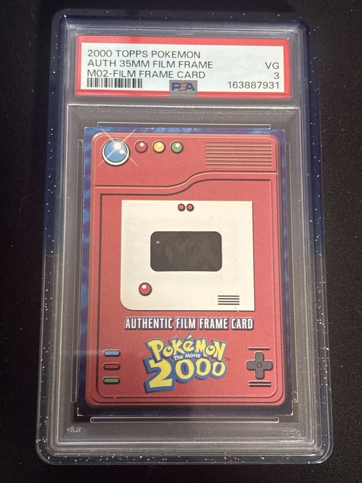 Topps 2000 Pokémon Movie 2000 Gary Ash Mom  35mm Film Frame M02 PSA 3 #163887931