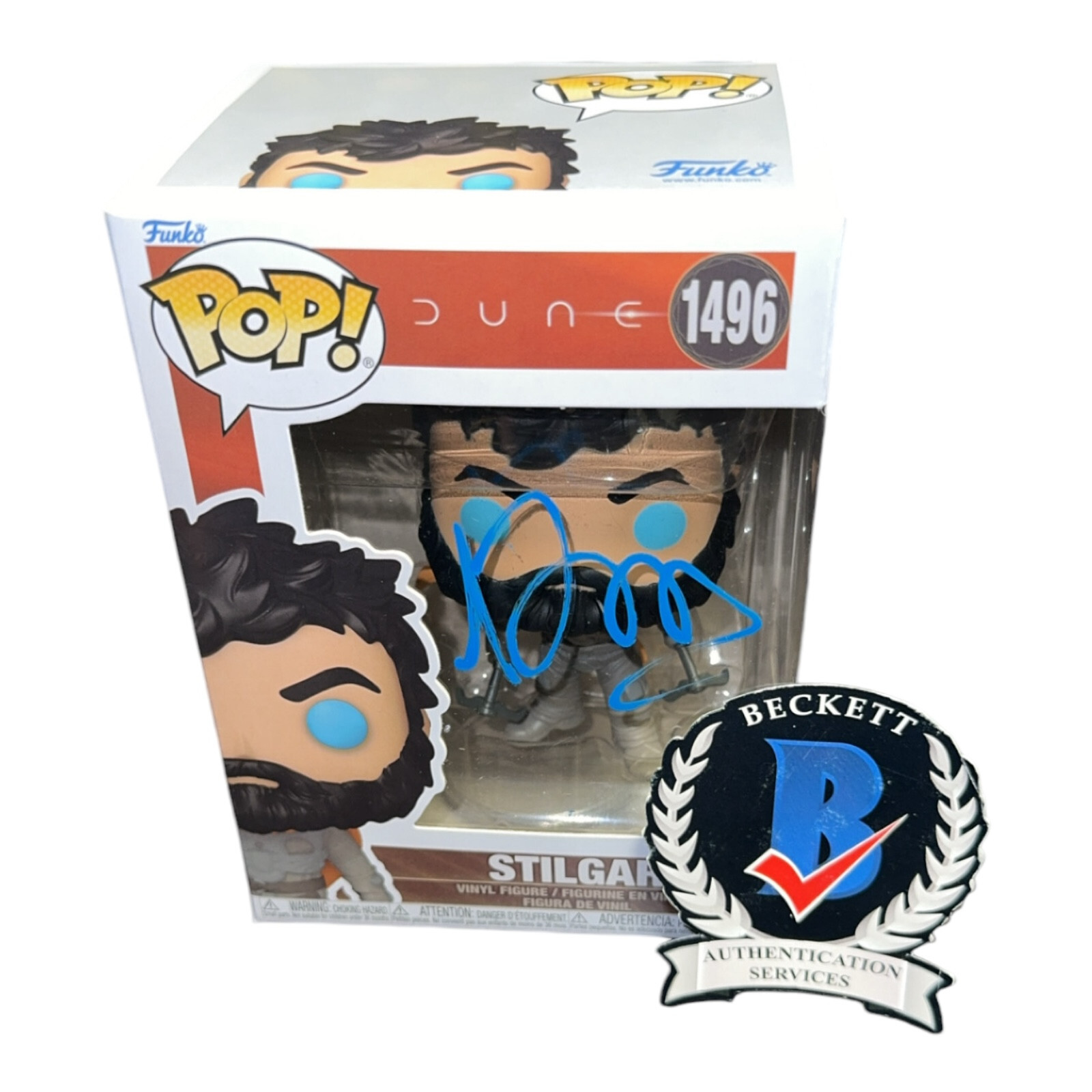 Javier Bardem Signed Autograph Dune Funko Pop 1496 Beckett Bas Stilgar