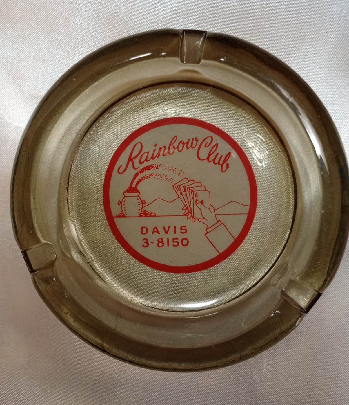Extremely Rare 1930's Rainbow Club Ashtray - Las Vegas, NV