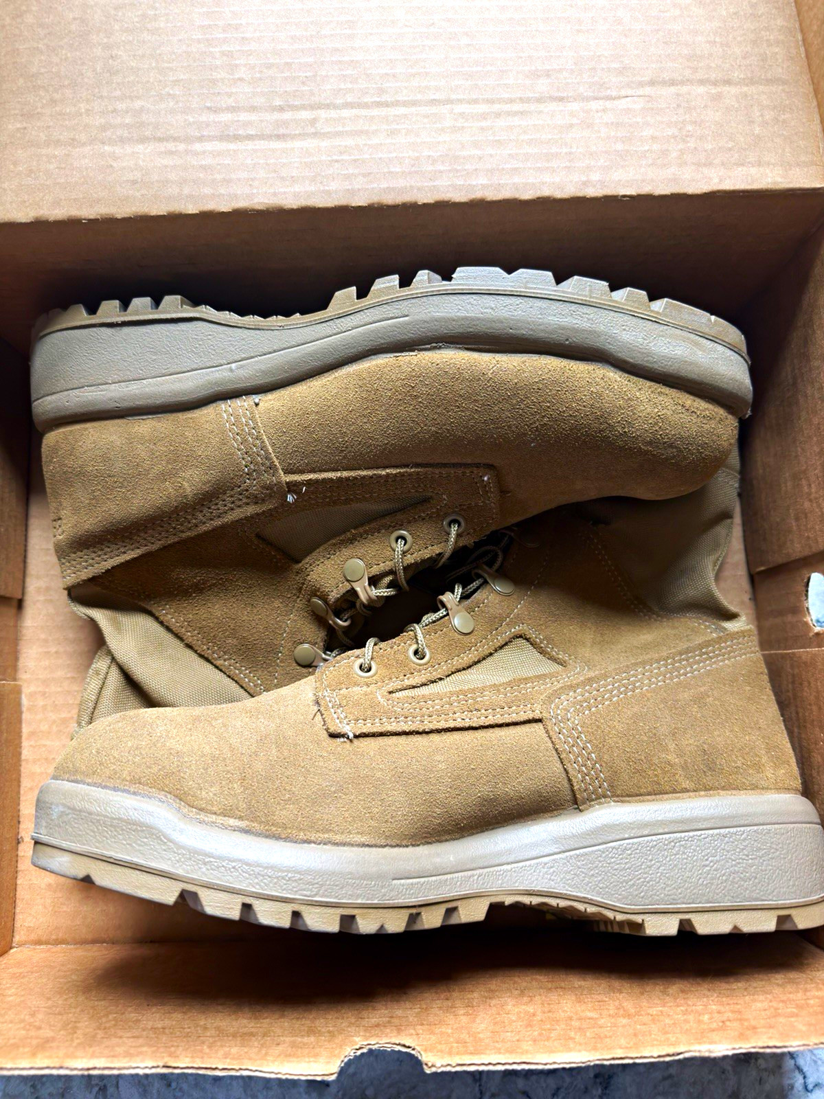 Belleville C390 Nine Mile Ultra Light Assault Military Boots Size 10W