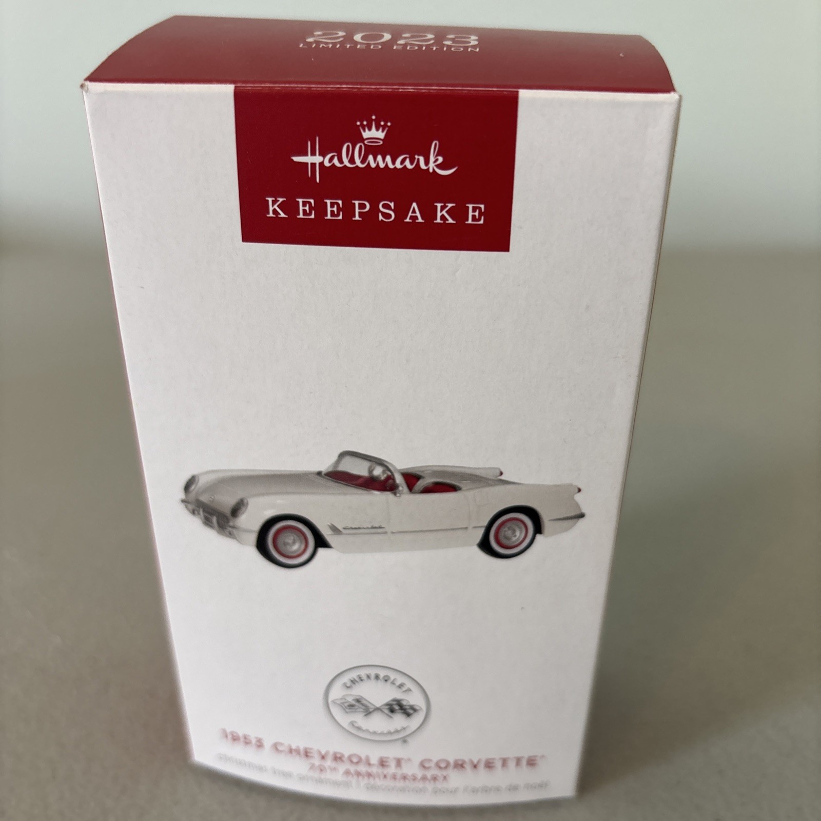 Hallmark Keepsake 1953 Chevrolet Corvette 70th Anniversary Ornament