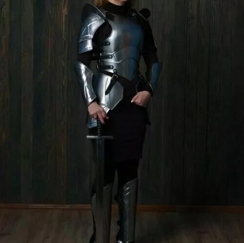 Medieval Female Full Armor Set Lady Larp Queen of the war Armor Costume Cosplay