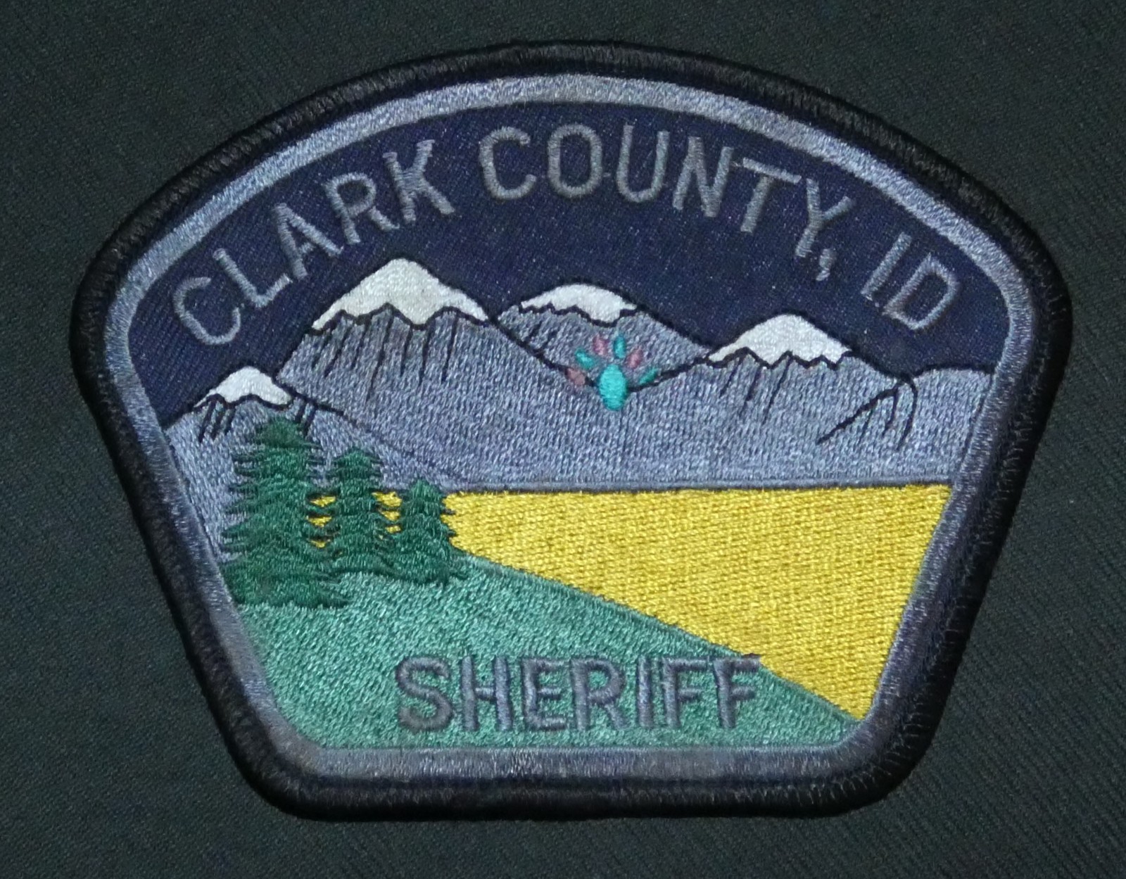 Vintage Clark County Sheriff's Department Shoulder Patch (Idaho)