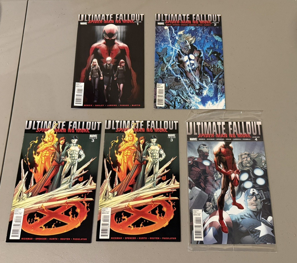 Ultimate Fallout 4 2011 NM 1st Print Polybag Miles Morales Spider-man, 1-3 also