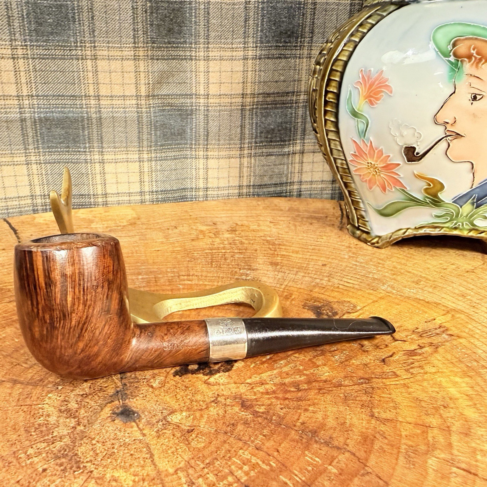 Vintage 1940s/50’s Peterson Shamrock Pre-Republic Billiard (5) Estate Tobac Pipe