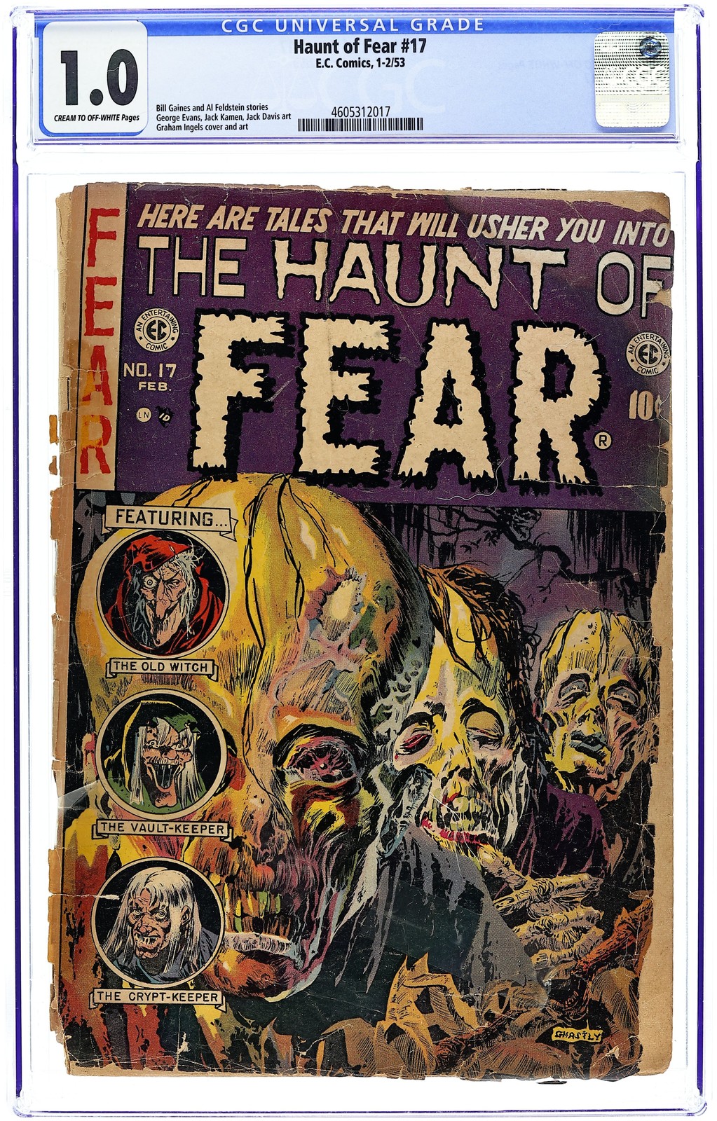 Haunt of Fear #17 CGC 1.0 1953 4605312017