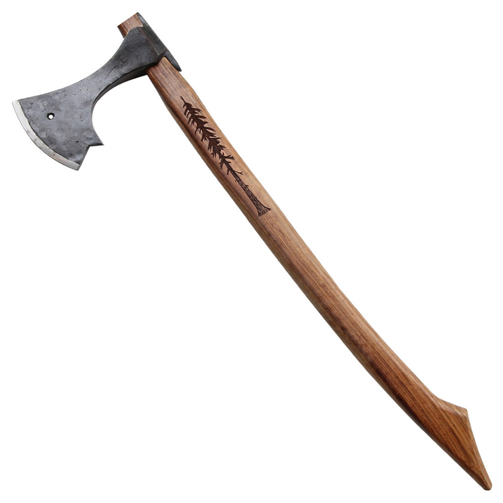 Custom Hand Forged High Carbon Steel Viking Battle Axe | Fully Functional