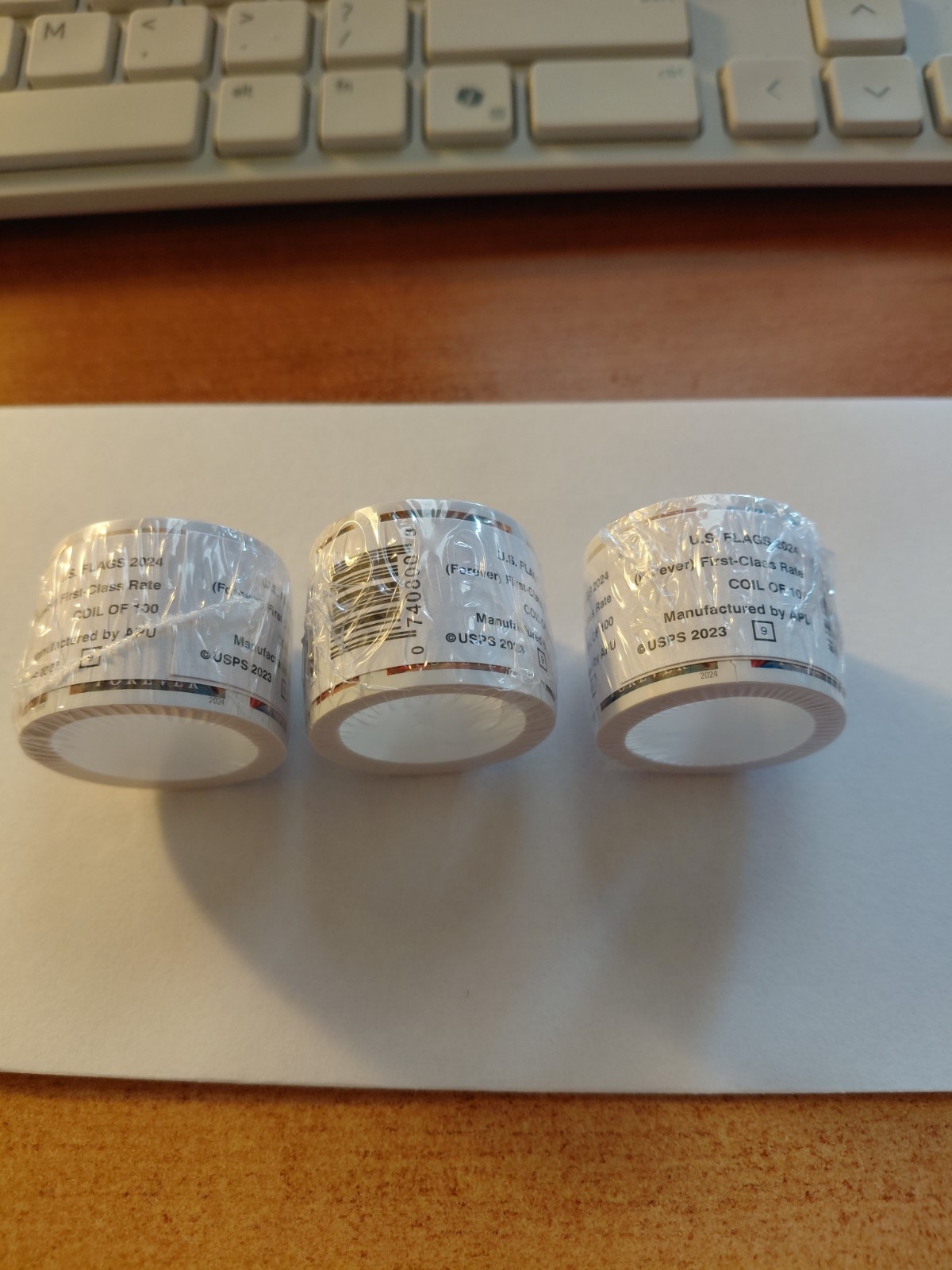 Stamp Roll 3 rolls - 25% off 2 or more sets of 3.