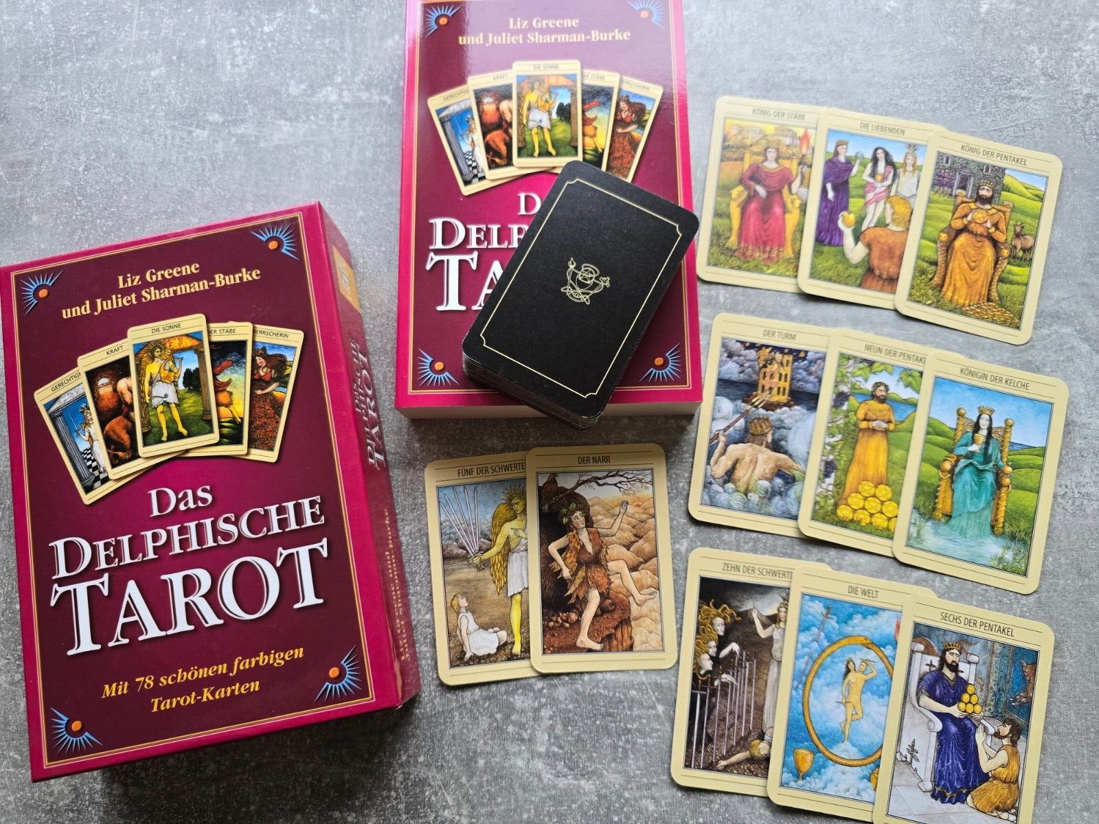 The Delphic Tarot ~ Fortune Telling Cards ~ Oracle Cards ~ 78 Cards ~ Liz Greene