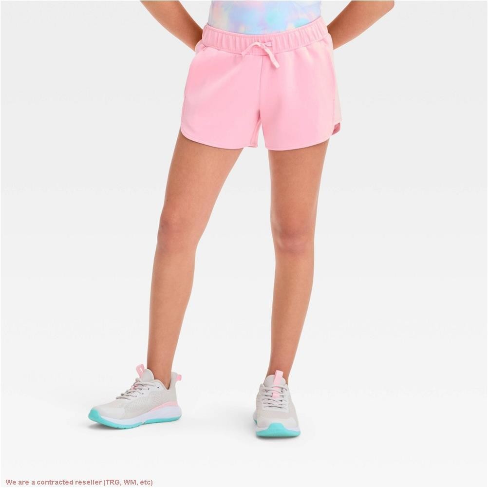 Girls' Airy Sleek Shorts - All In Motion Light Pink XL *SEE DEAL*