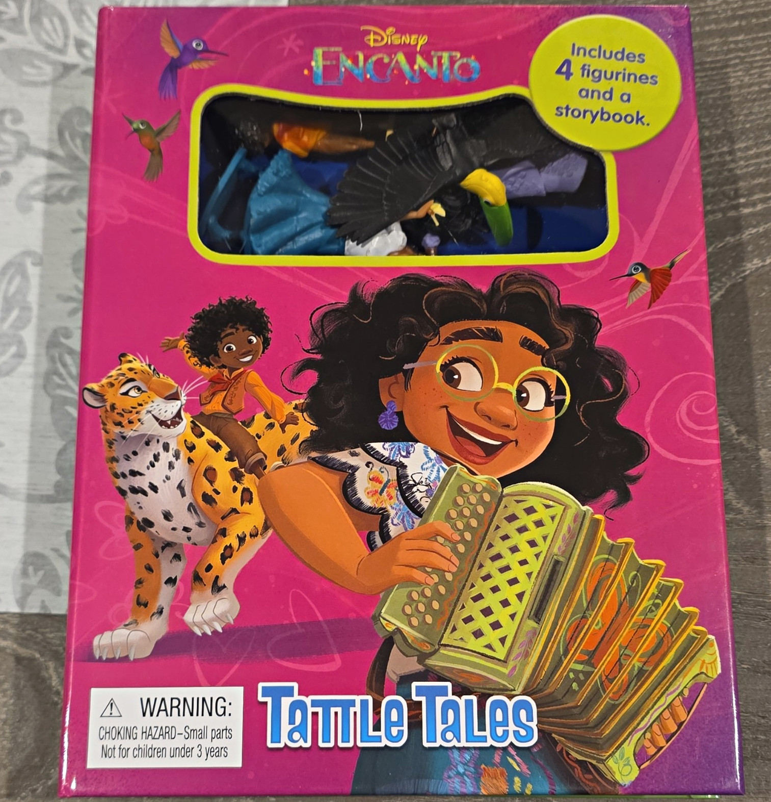 Phidal Disney Encanto Tattle Tales Storybook Kit w/ 4 Figurines (2022)