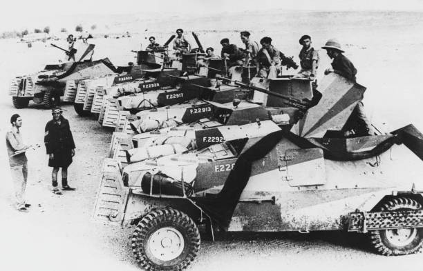 Marmon Herrington MkII Armoured Cars 11th Hussars 7th Armoured Div- Old Photo