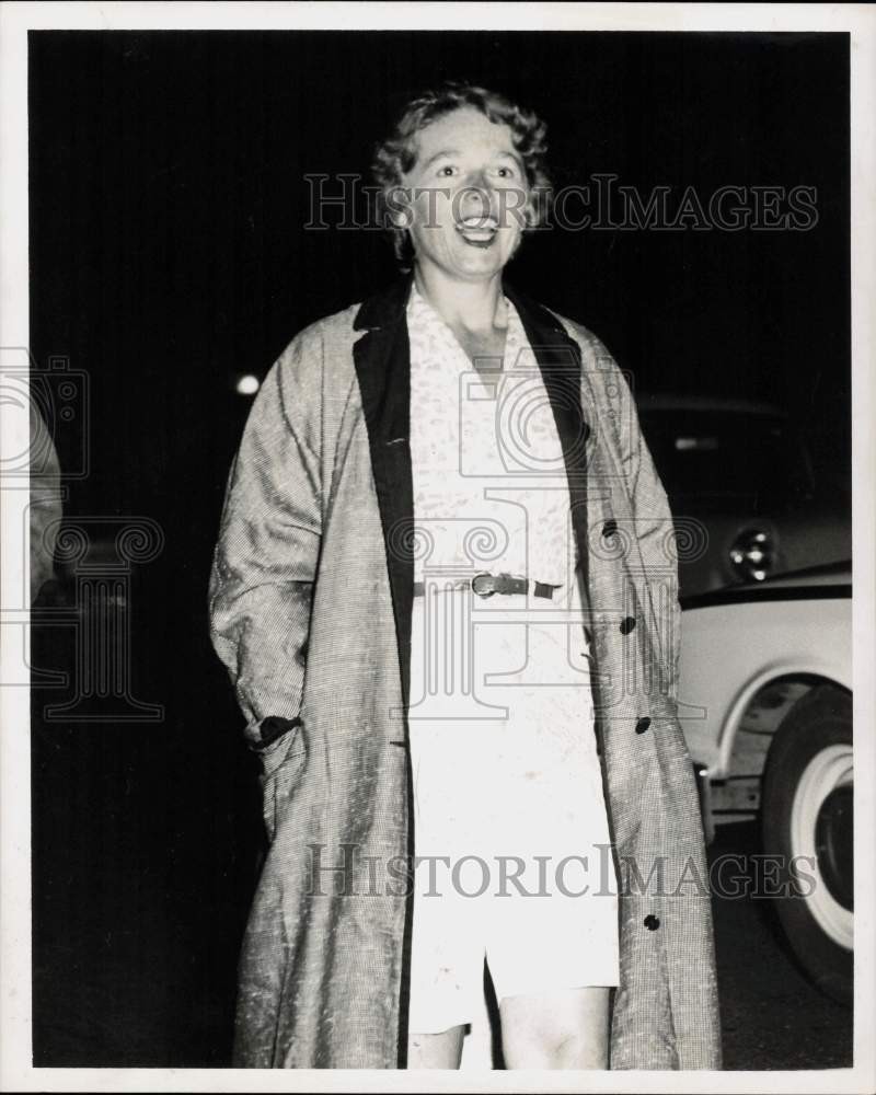 1961 Press Photo Mrs. Charless Furness, neighbor of slain Lynnfield man
