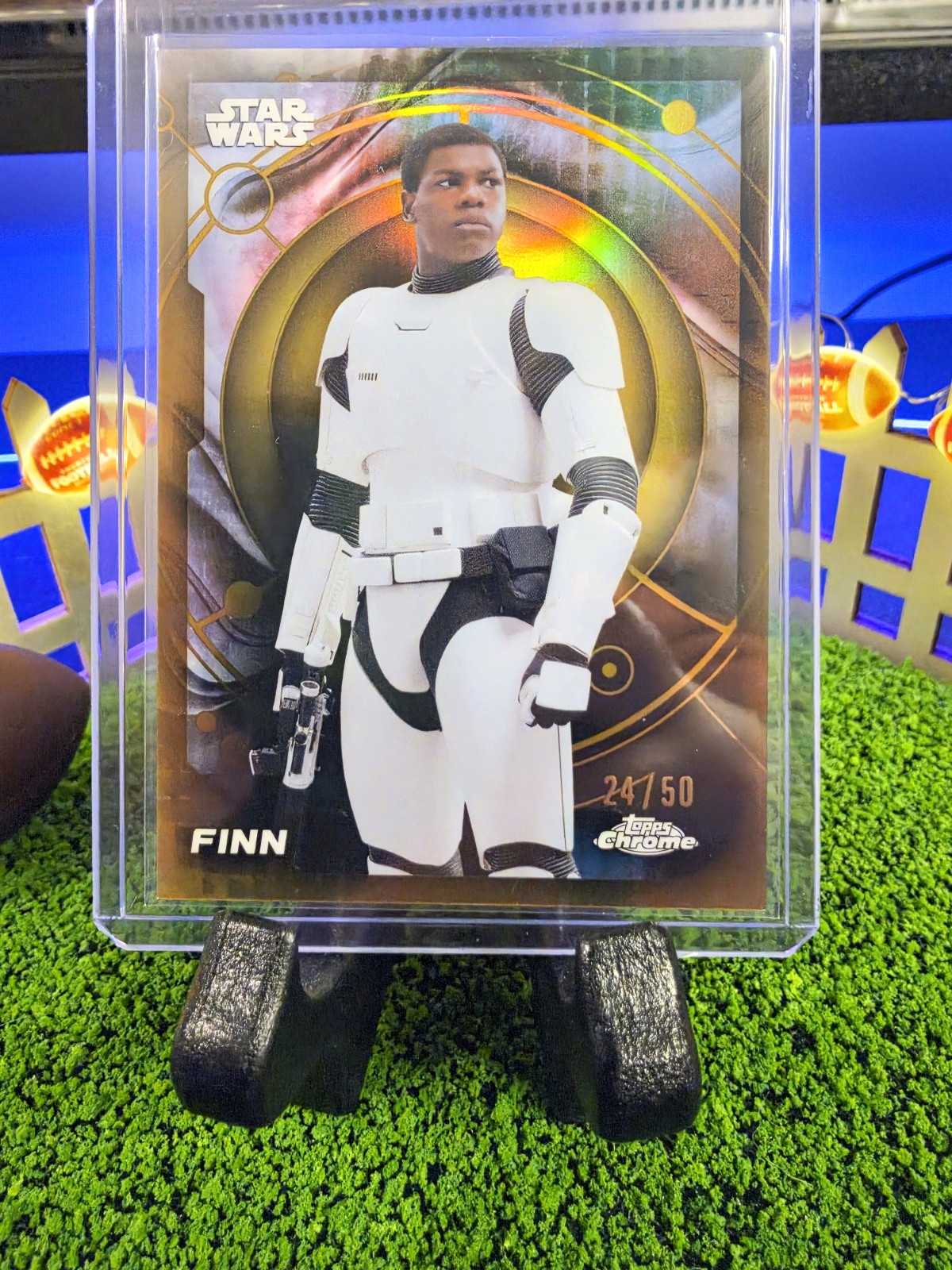 2026 Topps Chrome Star Wars Force Awakens Finn #53 24/50