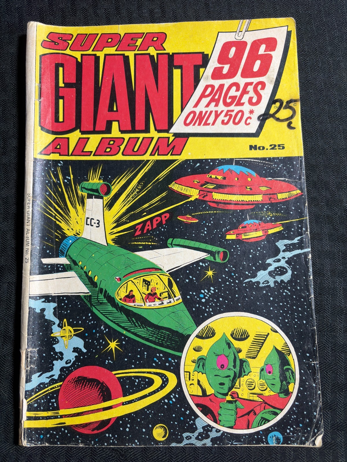 Vintage SUPER GIANT ALBUM Australian Comic #25 GD+ 2.5 Science Fiction