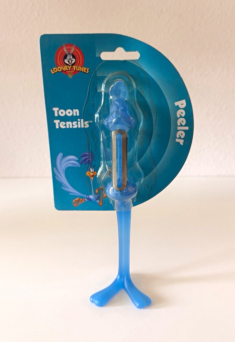 Vintage 1999 Looney Tunes Road Runner Toon Tensils New Sealed 7\