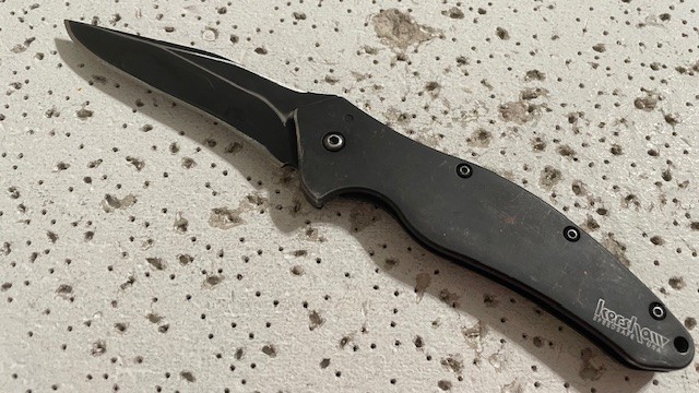 Kershaw Shallot 1840CKT Folding Pocket Knife Plain Blade Linerlock Ken Onion Des