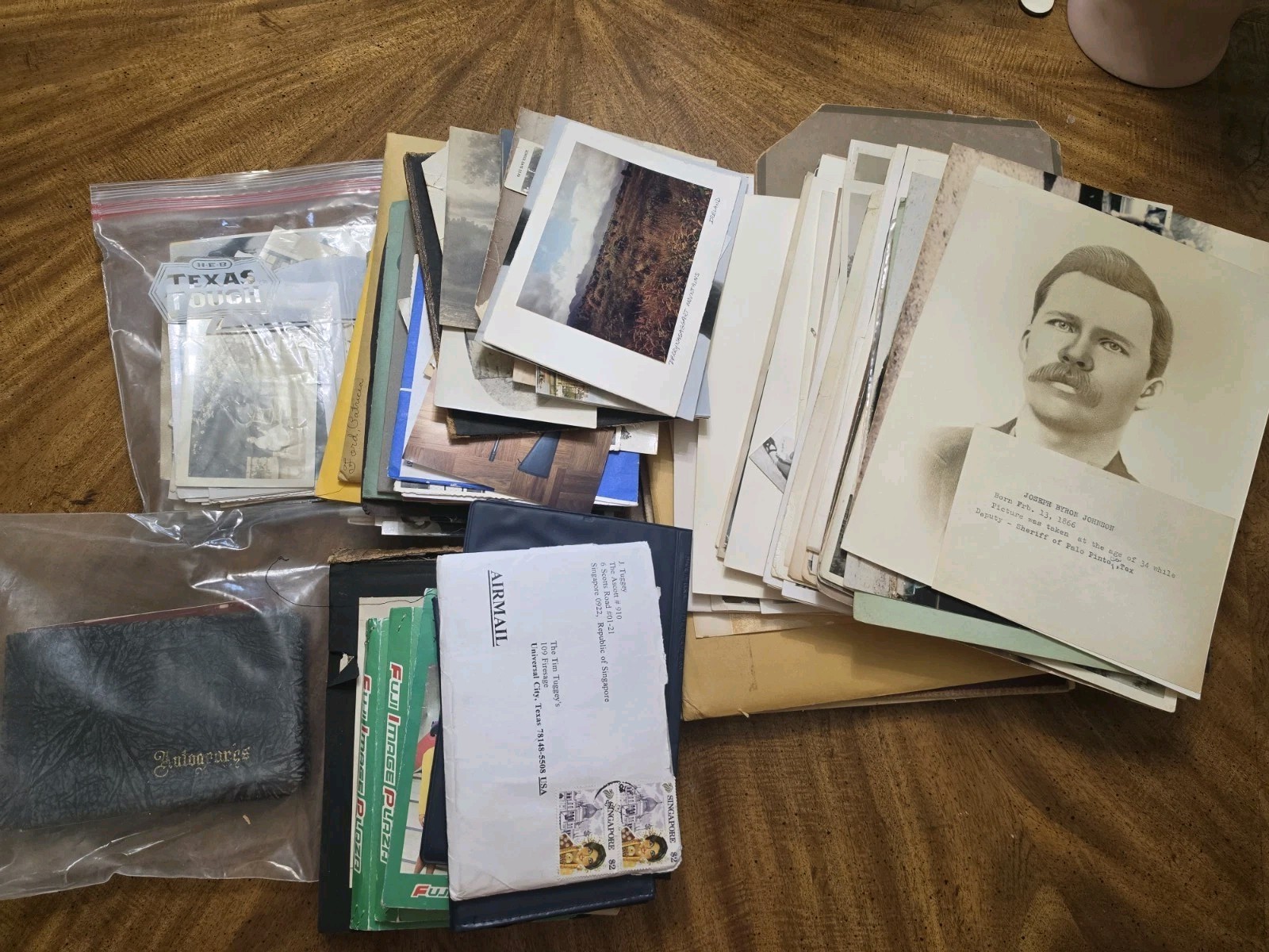 Large Vintage PHOTO ALBUM Lot FOUND Hundreds military family school 10 Lbs