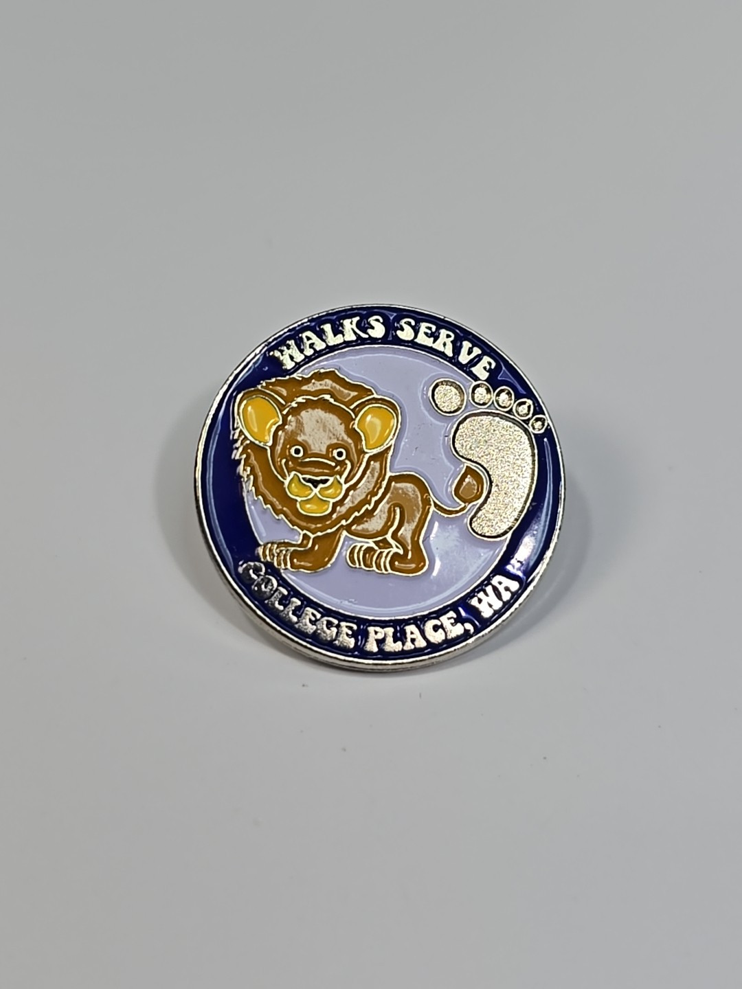 Walks Searve College Place Washington Lapel Pin