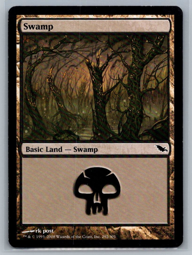 Swamp, 292/301, Shadowmoor, Land, MTG Game