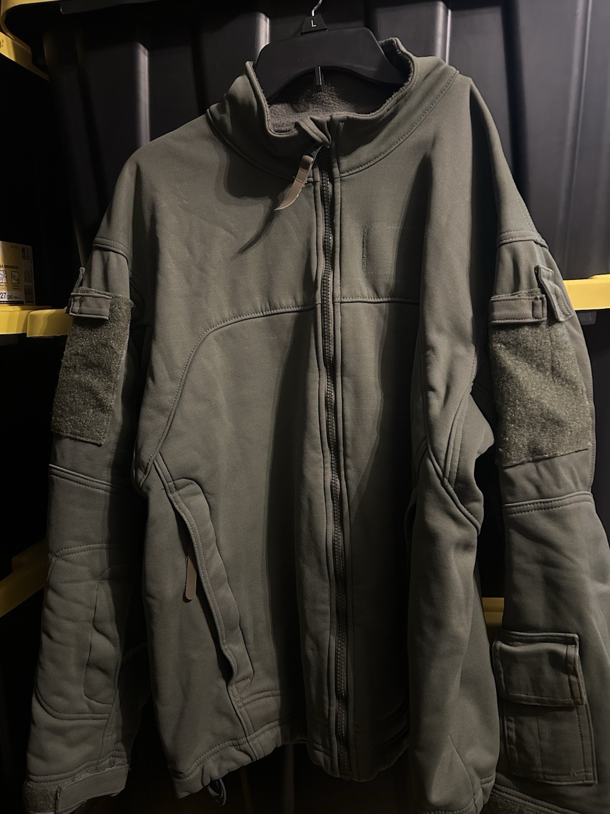 MASSIF AVIATION NAVAIR RANGER GREEN ELEMENTS COMBAT JACKET ZIP UP FR MEDIUM