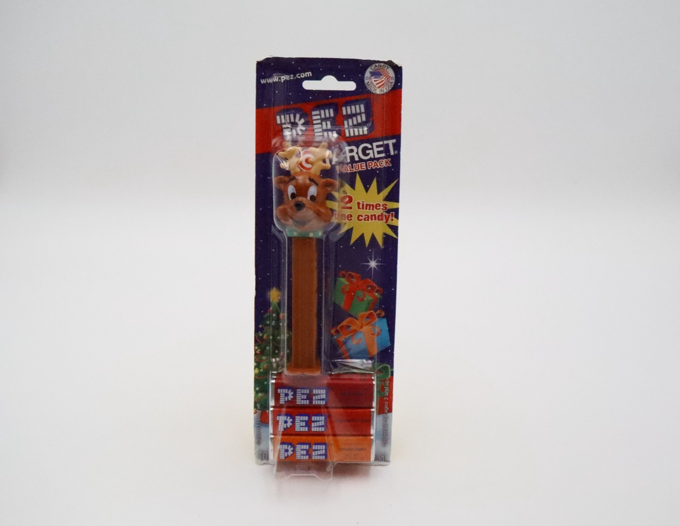 2009 PEZ Target Exclusive Crystal Reindeer Christmas Dispenser Sealed