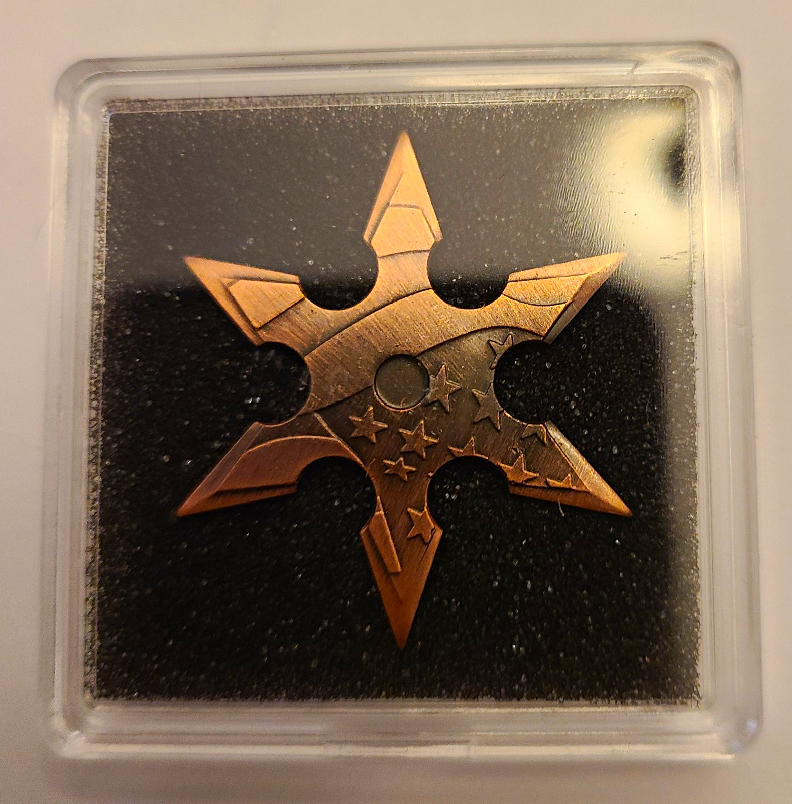 Copper-Colored Copper Star-Shaped Collectible Metalware Decor Piece