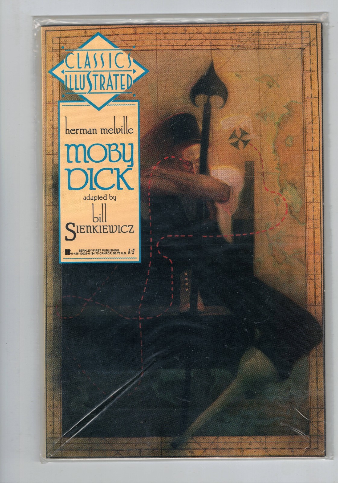 Classics Illustrated #4 - Moby Dick (FIRST February 1990) High Grade