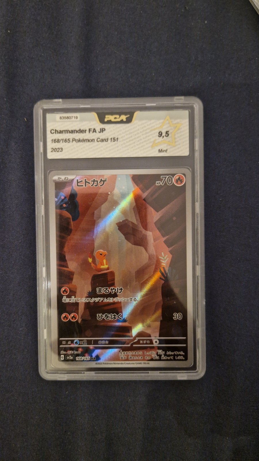 Charmander 168 AR graded 9.5 ( 151 ) Pokemon