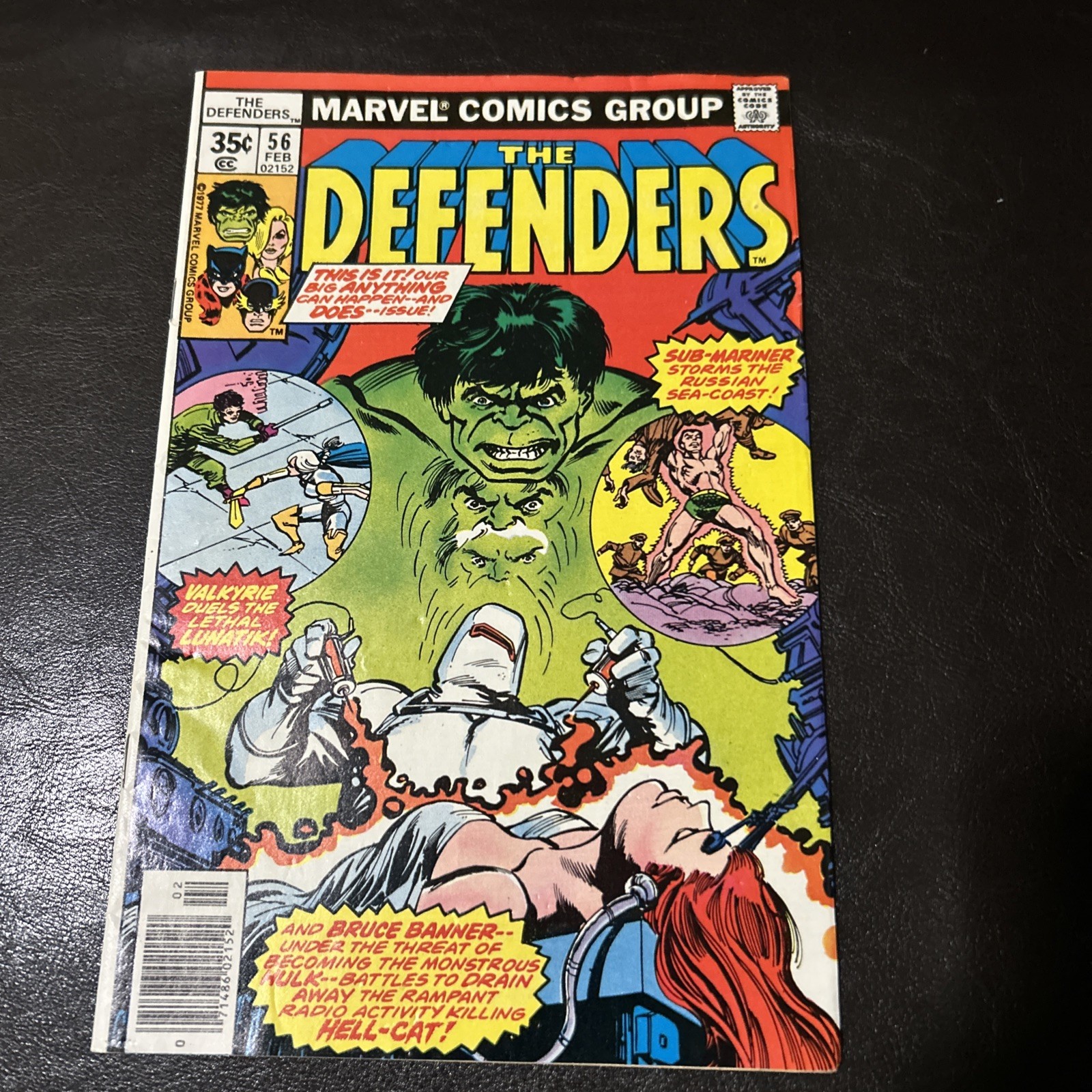 Defenders 56 Marvel 1978 Bronze Age First Lunatik Appearance Single Issue 7.0
